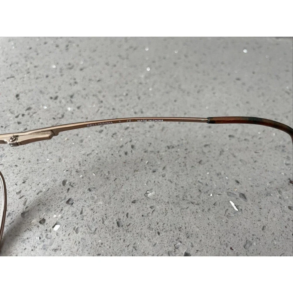 Bellissima Eyeglasses FRAMES ONLY BL 614 52-17-130 Copper full rim oval